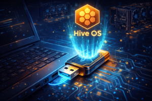 Flash Hive OS with Balena Etcher or Rufus